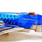 Hot Wheels 2005 - Collector # 059/183 - First Editions / X-Raycers 9/10 - Poison Arrow (Experimental Aircraft) - Transparent Blue - KMart Exclusive - USA '05 Card