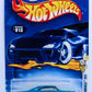 Hot Wheels 2003 - Collector # 013/220 - First Editions 1/42 - Pontiac Bonneville 1965 - Pearl Blue - Lace Wheels - USA '35th Anniversary' Card