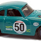 Hot Wheels 2017 - Collector # 325/365 - Nightburnerz 5/10 - Porsche 356A Outlaw - Teal / #50 - USA Card