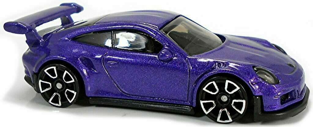 Hot Wheels 2019 - Collector # 246/250 - Factory Fresh 10/10 - Porsche 911 GT3 RS - Purple - USA