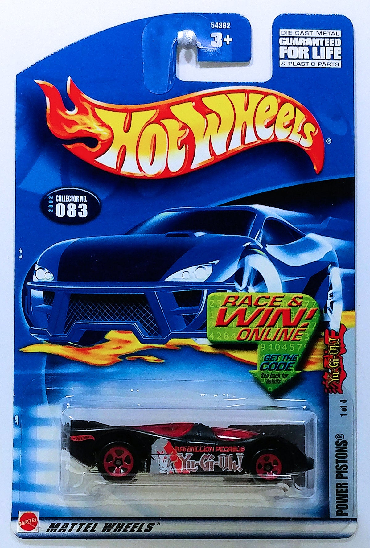 Hot Wheels 2002 - Collector # 083/240 - Yu-Gi-Oh Series 1/4 - Power Pi KMJ Diecast II Hot Wheels 2002 - Collector # 083/240 - Yu-Gi-Oh Series 1/4 - Power Pi KMJ Diecast II