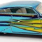 Hot Wheels 2005 - Premium / Classics Series 1 # 20/25 - Purple Passion - Spectraflame Ice Blue / Yellow Scallops - Red Line 5 Spoke - Special Paint - Limited Edition