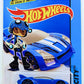 Hot Wheels 2014 - Collector # 032/250 - HW City / Speed Team - Quick N' Sik - Blue - USA 'Team Hot Wheels' Card