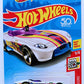 Hot Wheels 2018 - Collector # ---/365 - Holiday Racers 5/6 - Treasure Hunts - RRRoadster - White / Easter - USA 50th Card