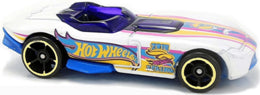 Hot Wheels 2018 - Collector # ---/365 - Holiday Racers 5/6 - Treasure Hunts - RRRoadster - White / Easter - USA 50th Card