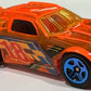 Hot Wheels 2025 - Collector # 089/250 - X-Raycers 7/10 - Stockar - Transparent Orange / #18 - USA Card