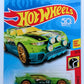 Hot Wheels 2018 - Collector # NONE - HW Daredevils 5/5 - Rally Cat - Green - USA 50th Card