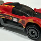 Hot Wheels 2025 - Collector # 112/250 - HW Reverse Rake 3/5 - Later Crater - Red / #30 - USA 'Let's Race' Card