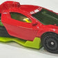 Hot Wheels 2025 - Collector # 071/250 - HW Modified 3/5 - Punk Rod - Red Body / #99 on Front Deck / Bright Green Base - USA 'Let's Race' Card