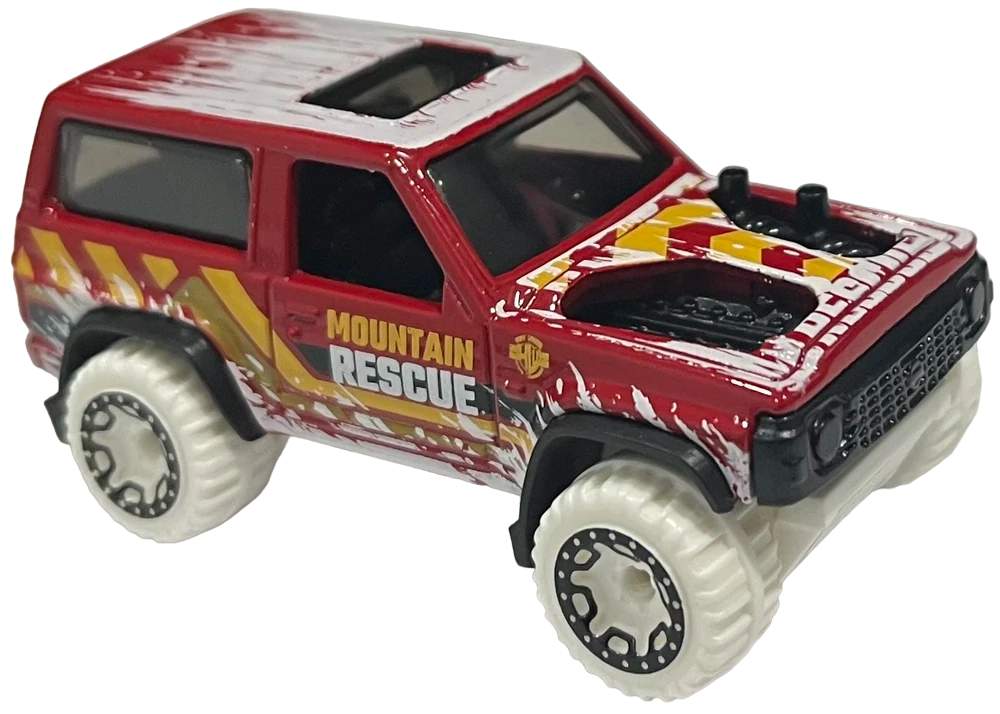 Hot Wheels 2024 Collector 034 250 HW First Response 05 10 Nissan Patrol Custom Red Moutain Rescue USA