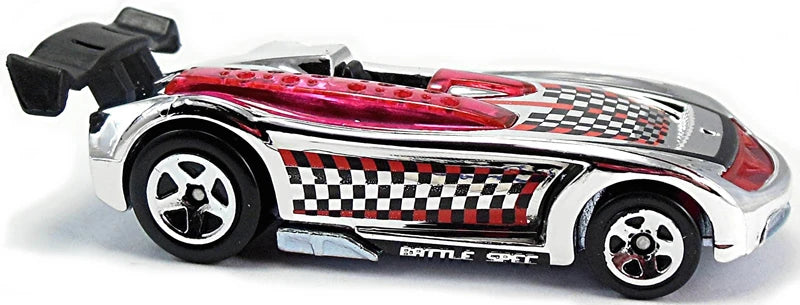 Hot Wheels 2016 - Toy # DNF20 - Ultra Cool Retro - Battle Spec - Chrome - Target Exclusive