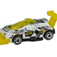 Hot Wheels 2018 - Collector # 145/365 - Super Chromes 10/10 / New Models - Rising Heat - Chrome & Yellow - USA '50th' Card