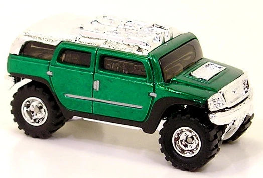 Hot Wheels 2008 - Collector # 163/196 - SUPER Treasure Hunts 3/12 - Rockster - Spectraflame Green - Off-Road Real Riders - USA Card