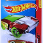 Hot Wheels 2015 - Collector # 173/250 - HW Race / Night Storm / Treasure Hunts - Rogue Hog - Metalflake Red / Circle Flame Logo on Sides - USA 'Showdown' Card