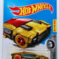 Hot Wheels 2017 - Collector # 299/365 - Super Chromes 10/10 - Rogue Hog - Gold Chrome Body / Red Windows - USA Card