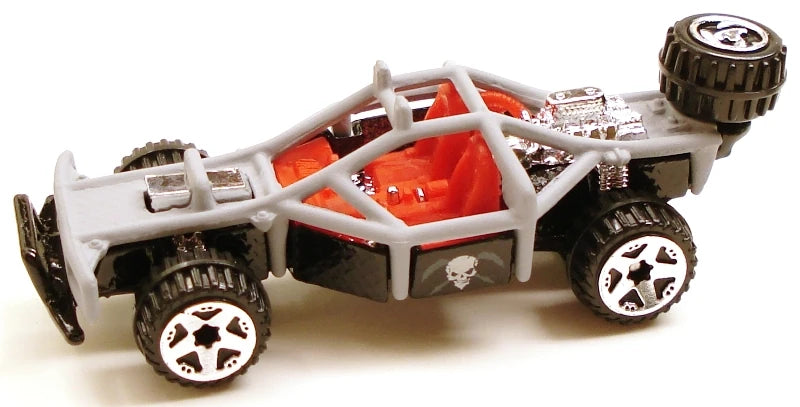 Hot Wheels 2008 - Collector # 057/196 - All Stars - Roll Cage - Matte Gray & Black - USA Card - MPN M6923