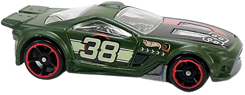 Hot Wheels 2012 - Collector # 066/247 - Track Stars 01/15 - Scorcher - Dark Olive Green - USA