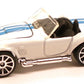 Hot Wheels 2010 - Collector # 165/240 - Hot Auction 7/10 - Shelby Cobra 427 S/C - White / Blue Racing Stripes - 10 Spoke Wheels - Opening Hood - USA Card