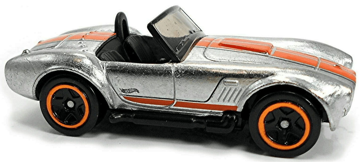 Hot Wheels 2020 - Collector # 191/250 - HW Roadsters 4/5 - ZAMAC # 015 - Shelby Cobra S/C 427 - ZAMAC - Walmart Exclusive - USA Card