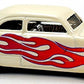 Hot Wheels 2001 - Collector # 117/240 - Shoe Box - White / Flames - PR5 Wheels - USA Card - MPN 50647