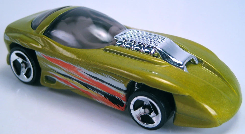 Hot Wheels 2002 - Collector # 152/240 - Silhoutte II - Antifreeze - USA 'Race & Win' Card