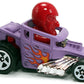 Hot Wheels 2021 - Collector # 103/250 - Experimotors 9/10 - Treasure Hunts - Skull Shaker - Matte Lavender Body & Red Head / Circle Flame Logo on Lower Sides - USA Card