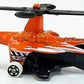 Hot Wheels 2014 - Collector # 102/250 - HW Off-Road / Stunt Circuit - Sky Knife (Helicopter) - Orange - USA Card