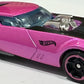 Hot Wheels 2025 - Collector # 108/250 - My Dream Garage 4/5 / New Models - Slide-Burn - Pink Metalflake / Black Hood - USA 'Let's Race' Card