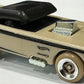 Hot Wheels 2024 - Collector # 228/250 - Tooned 5/5 - New Models - Small Bloc - Tan / Black Roof & Stripes - USA 'Let's Race' Card