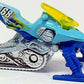 Hot Wheels 2013 - Collector # 096/250 - HW Stunt / HW Moto - Snow Ride - Sky Blue - USA Card