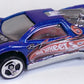 Hot Wheels 2002 - Collector # 168/240 - Speed Blaster - Blue - USA 'Race and Win' Card