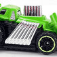 Hot Wheels 2015 - Collector # 001/250 - HW City / HW City Works - Speed Dozer - Green - USA 'WIN' Card