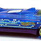 Hot Wheels 2016 - Collector # 014/250 - X-Raycers 4/10 - Speed Slayer - Transparent Blue / Circut Graphics - USA 'Showdown' Card