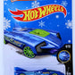 Hot Wheels 2016 - Collector # 014/250 - X-Raycers 4/10 - Speed Slayer - Transparent Blue / Circut Graphics - USA 'Snowflake' Card a Target Exclusive
