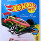 Hot Wheels 2017 - Collector # 119/365 - Legends of Speed 02/10 - New Models - Speedy Pérez - Red Body / Green Metalflake Base / #11 - USA 'Sergio Perez' Card