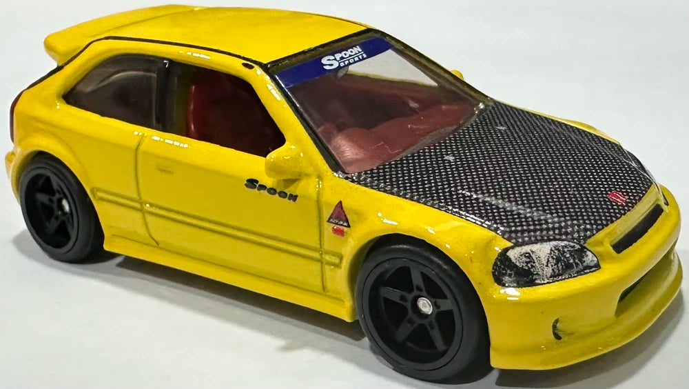 Hot Wheels 2025 - Premium / Car Culture / 2 Pack - '99 Honda Civic Type R (EK9) & Honda Civic Type R - Metal/Metal & Real Riders