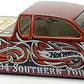 Hot Wheels 2004 - Collector # 144/212 - Crank Itz 2/5 - Steel Flame (Custom S-10 Pickup) - Brown / Tribal Flames - USA '05 Card