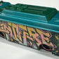Hot Wheels 2025 - Collector # 088/250 - HW Art Cars 8/10 - Ain't Fare - Metalflake Dark Teal / 'A' on Roof - USA Card