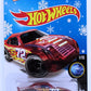 Hot Wheels 2016 - Collector # 011/250 - X-Raycers 1/10 - Stockar - Transparent Red / Flames / #72 - USA 'Snowflake' Card Target Exclusive