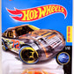 Hot Wheels 2016 - Collector # 011/250 - X-Raycers 1/10 - Stockar - Clear / Flames / #72 - USA 'Showdown' Card