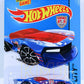 Hot Wheels 2014 - Collector # 014/250 - HW City / HW Goal - Street Shaker - Blue - USA 'Showdown' Card