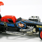 Hot Wheels 2004 - Collector # 189/212 - Roll Patrol - Super Modified - Matte Black - Metal Base - Red Lace Wheels - USA Card