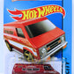 Hot Wheels 2015 - Collector # 055/250 - HW City / HW Rescue - Super Van - Metallic Red / HW Fire Chief -  USA Card