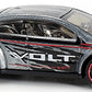 Hot Wheels 2015 - Collector # 022/250 - HW City / Street Power / New Models - Super Volt - Metalflake Silver / VOLT - USA 'Showdown' Card