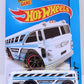 Hot Wheels 2014 - Collector # 003/250 - HW City / HW City Works - Surfin' School Bus - White - Black M5 Wheels - USA Card