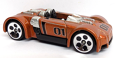 Hot Wheels 2007 - Collector # 102/180 - Code Car 18/24 - Suzuki GSX-R/4 - Metalflake Copper - 5 Dot Wheels - USA Card