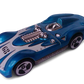 Hot Wheels 2002 - Collector # 199/240 - Turbolence - Blue - USA 'Race & Win' Card