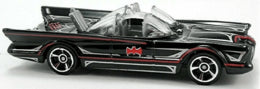 Hot Wheels 2014 - Collector # 065/250 - HW City / Batman - TV Series Batmobile - Black - USA "Win" Card