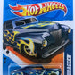 Hot Wheels 2011 - Collector # 098/244 - Heat Fleet Series 8/10 - Tail Dragger - Dark Blue / Flames - USA Card