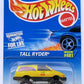Hot Wheels 1996 - Collector # 481 - Tall Ryder - Yellow - CT Wheels - USA Blue & White Card - Toy # 16050